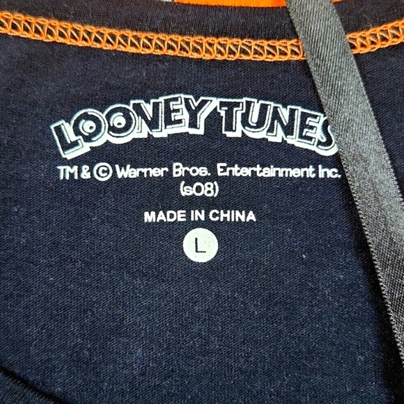 Looney Tunes Tweety Bird Halloween 2 Piece Large 11/13 Pajamas - Picture 6 of 7